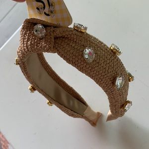 Wicker & Rhinestone Headband